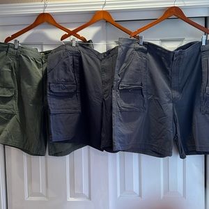 Bundle of 3 pairs of Cabela’s men’s shorts size 48 waist 100% cotton